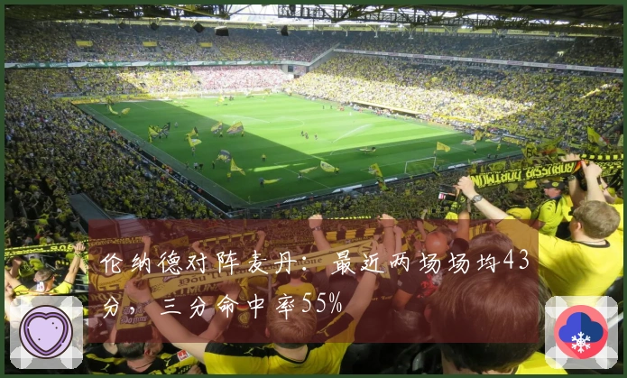 伦纳德对阵麦丹：最近两场场均43分，三分命中率55%